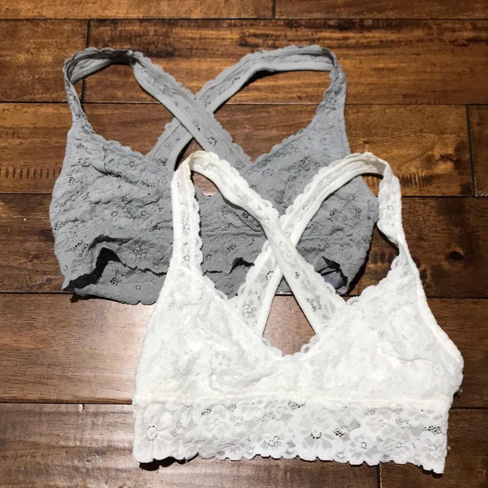 2 aerie bralettes